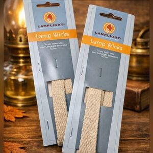 Lamplight Lamp Wicks – Set of 2 Packs – Replacement Wicks for Oil Lamps